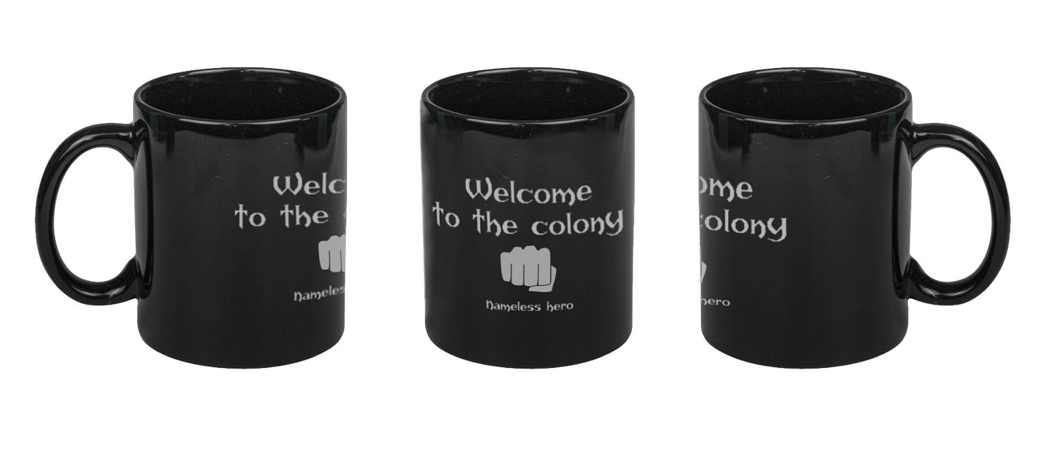 Gothic Tasse "Colony Fist"